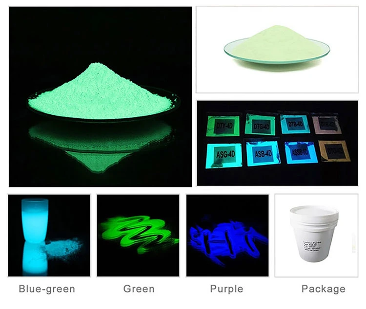 Glow in Dark Photoluminescent fluorescent Pigment for Paint