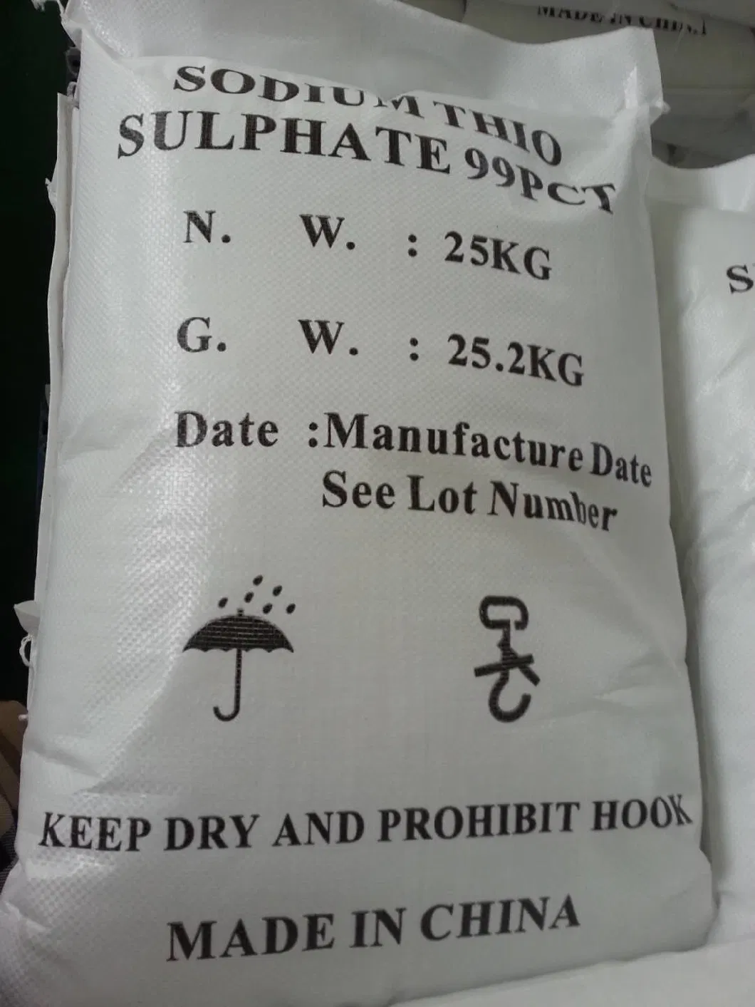 CAS 7772-98-7 99% Sodium Thiosulfate for Dyeing Industry