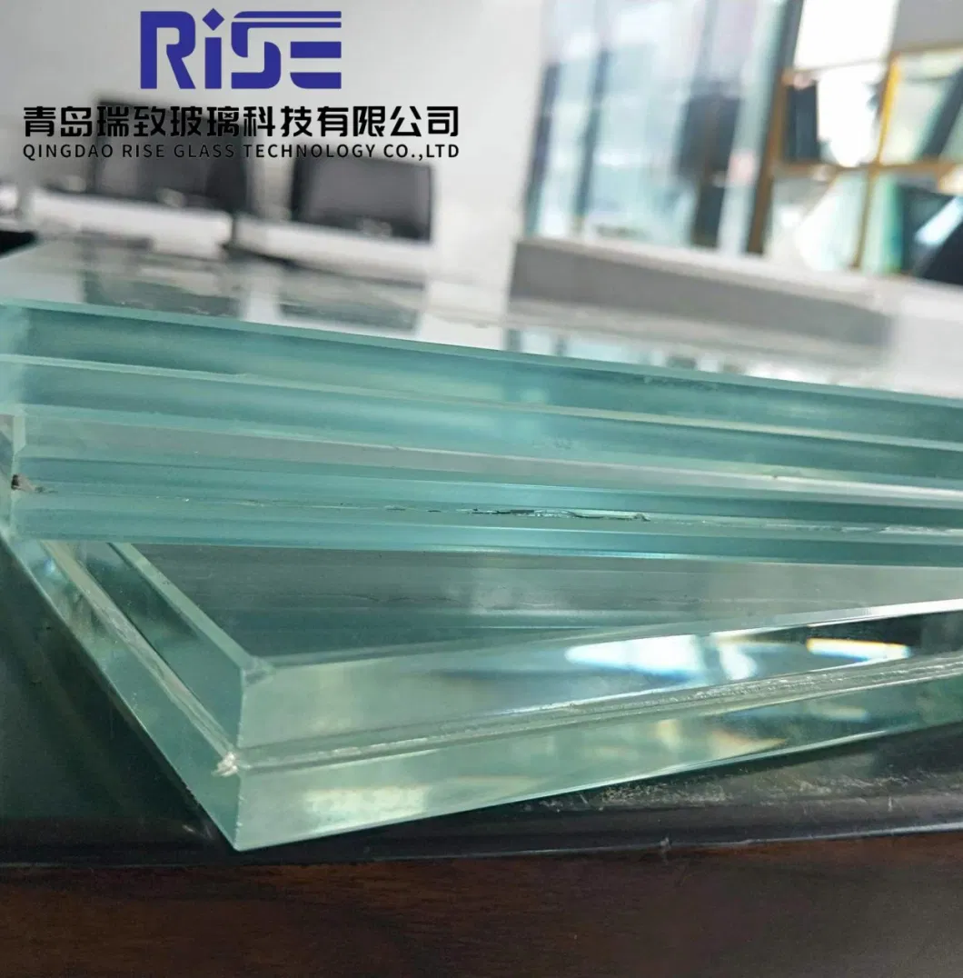 Wholesale Bronze, F Green, White, Ford/Indigo Blue Tempered Laminated Glass Custom Size Custom Thickness Safety Explosion-Proof Laminated Glass