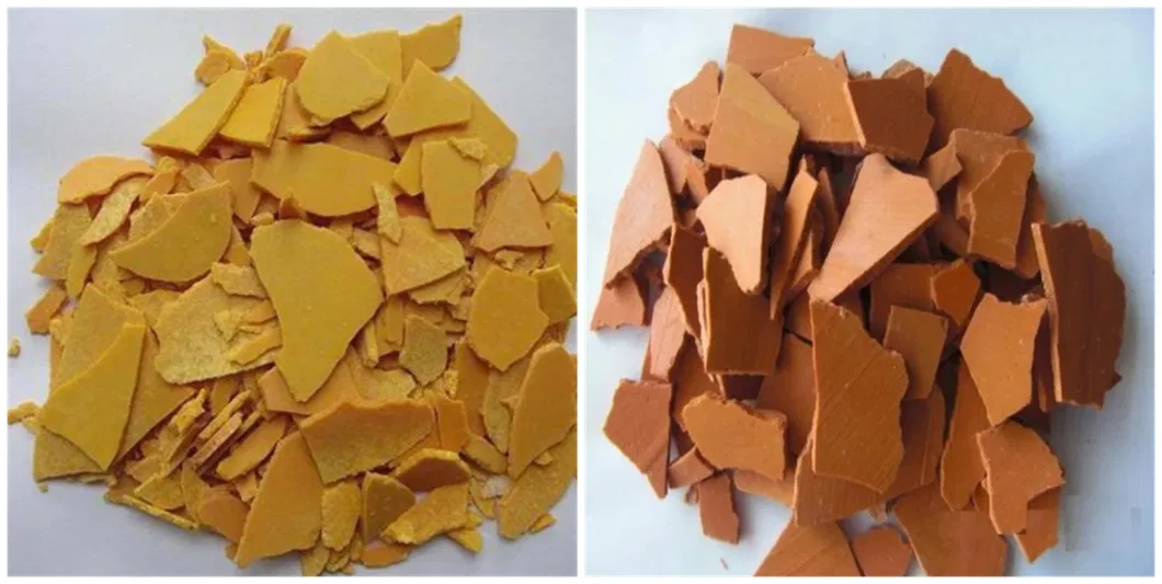 Yellow/Red 60% Sodium Sulfide Flakes for Dyestuff Intermediates Usage Sodium- Sulphide
