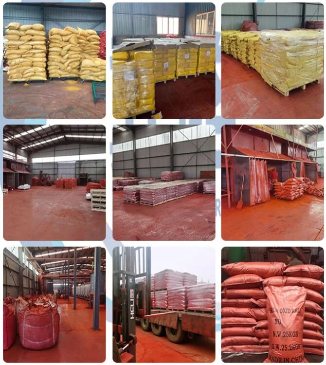 Inorganic Pigments Cement Products Paint Colorant Iron Oxide Red Yellow Green