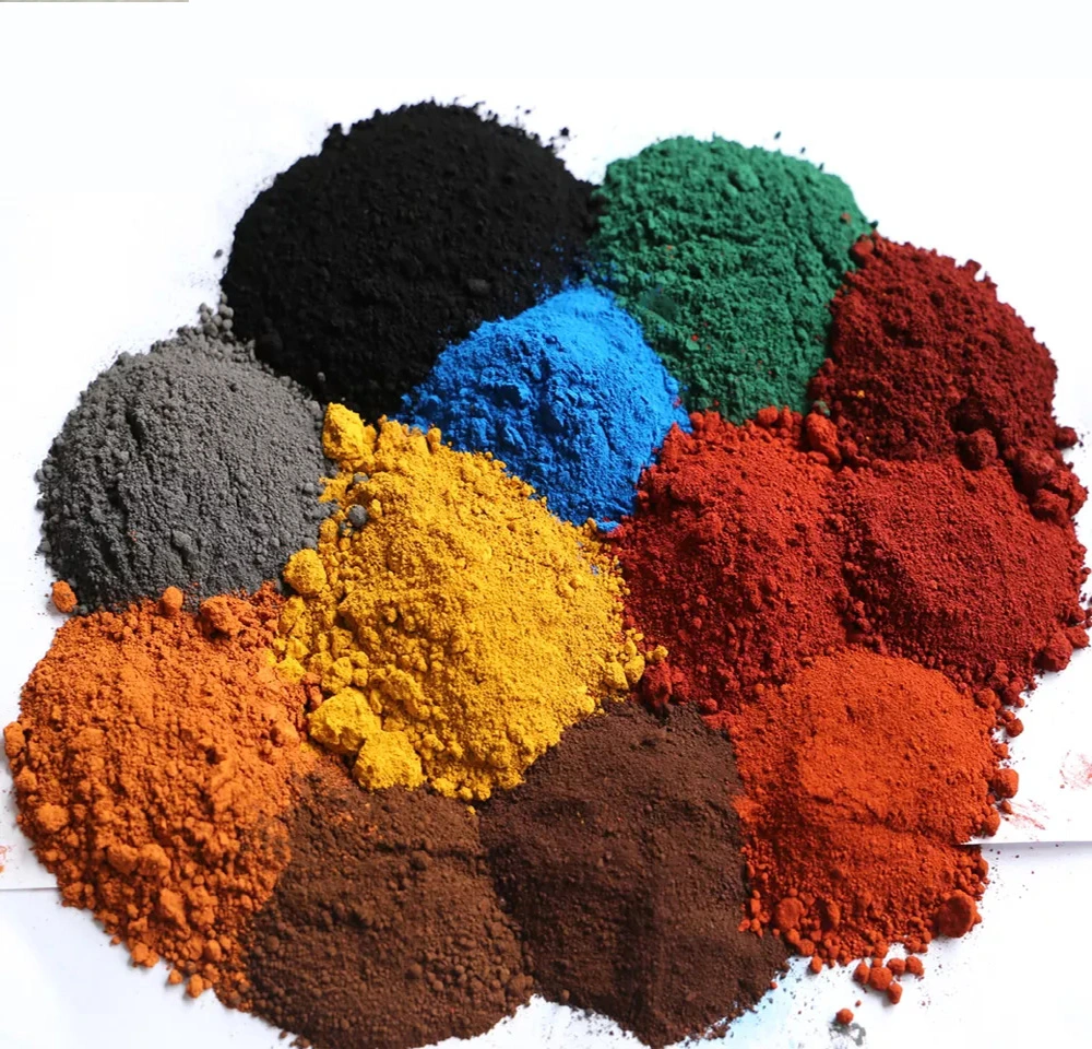 Free Sample Inorganic Pigment Powder Red/Black/Yellow Iron Oxide for Construction