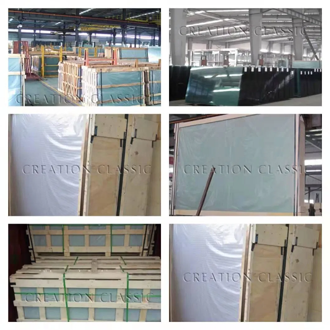 12.38mm Clear Laminated Glass Factory Bronze, F Green, White, Ford/Indigo Blue Color