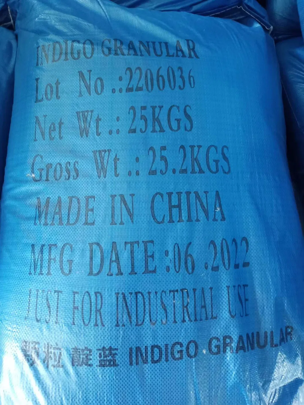Indigo Powder Granular Vat Dyes Min 94% CAS 482-89-3 C. I. Blue 1