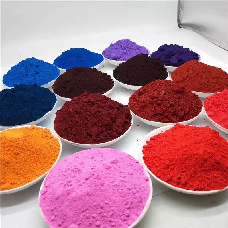 Iron Oxide Red Inorganic Pigment for Plastic Paint Coating Cement Tile Coloring