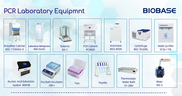 Biobase Vertical Rotating Mixer Adjustable Speed with LCD Display for Lab