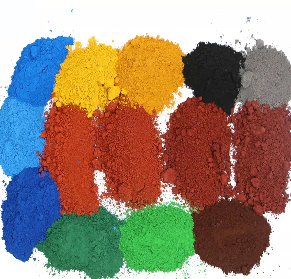 Free Sample Inorganic Pigment Powder Red/Black/Yellow Iron Oxide for Construction