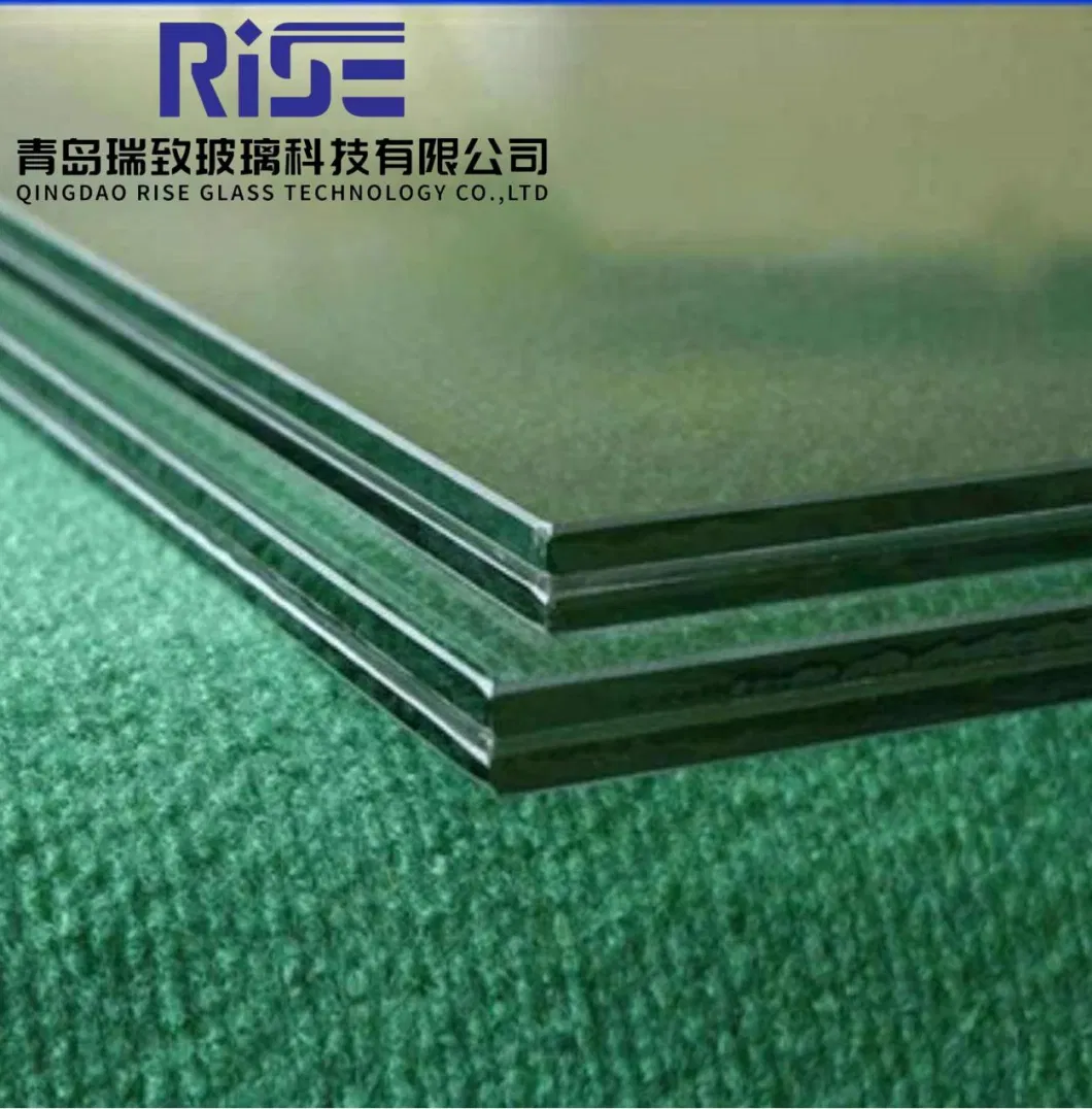 Wholesale Bronze, F Green, White, Ford/Indigo Blue Tempered Laminated Glass Custom Size Custom Thickness Safety Explosion-Proof Laminated Glass