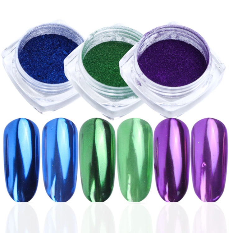 Kolortek Magic Aluminum Pigment Chrome Mirror Powder for Nail Design