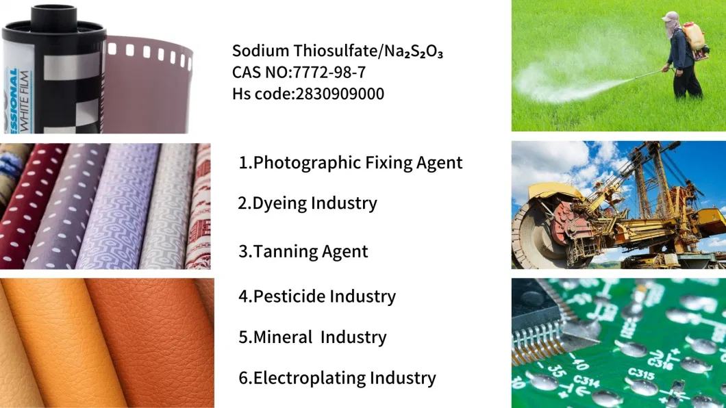 CAS 7772-98-7 99% Sodium Thiosulfate for Dyeing Industry