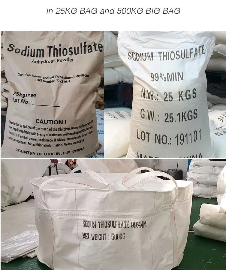 China Na2s2o3 Sodium Thiosulfate 99% for Textile and Dyeing Industry