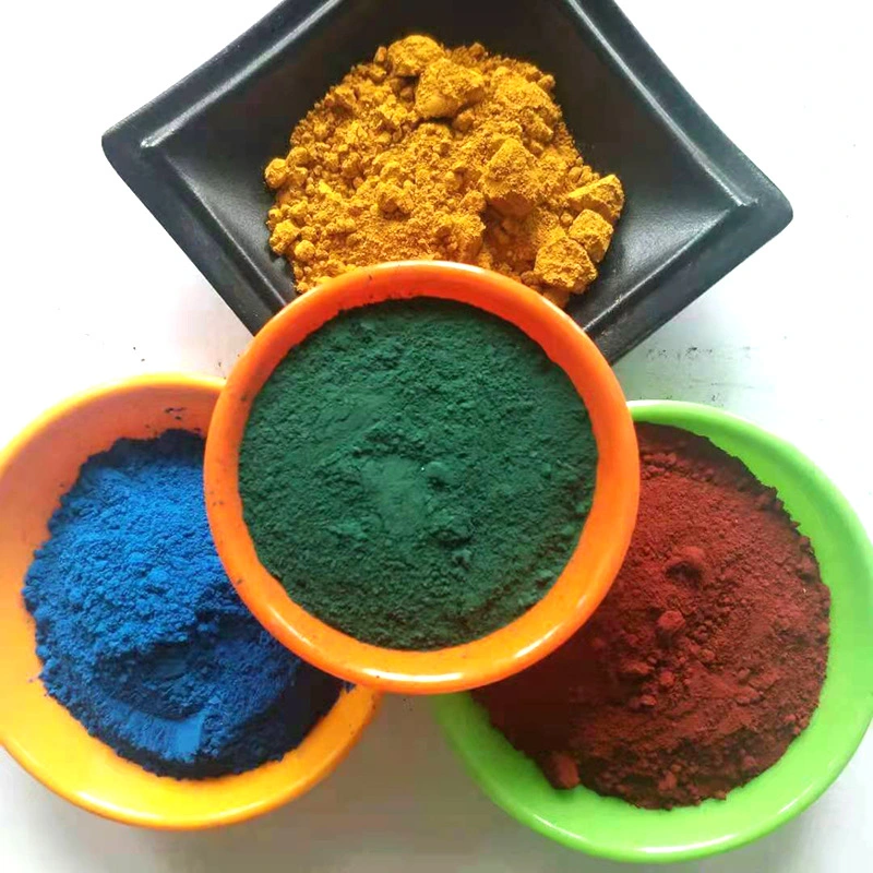 Colorful Synthetic Iron Oxide Black Pigment for Concrete Paving CAS No. 1309-37-1; 1317-60-8; 1332-37-2