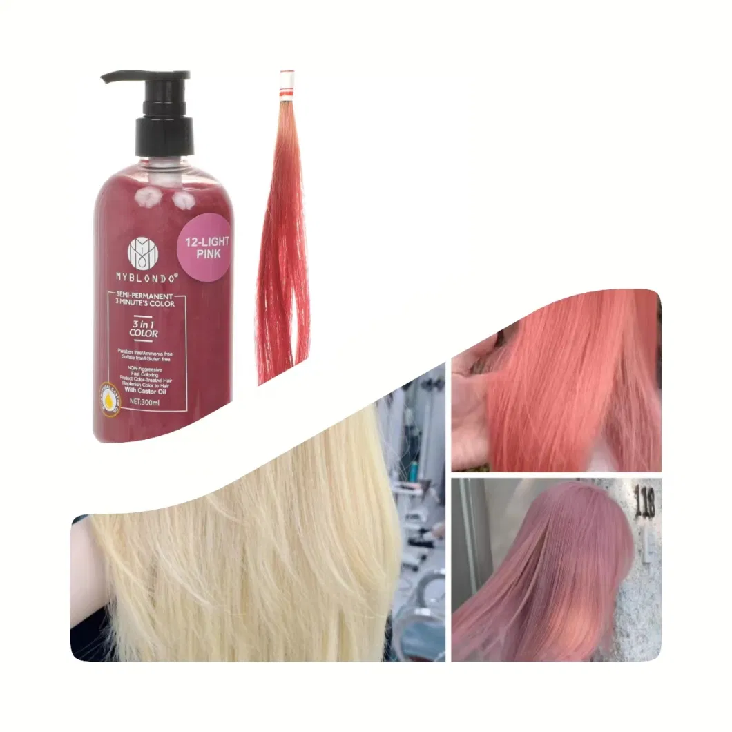 Best Hair Color Dye Conditioner for Professional Salon Permanent Purple/Brown/Blue/Red