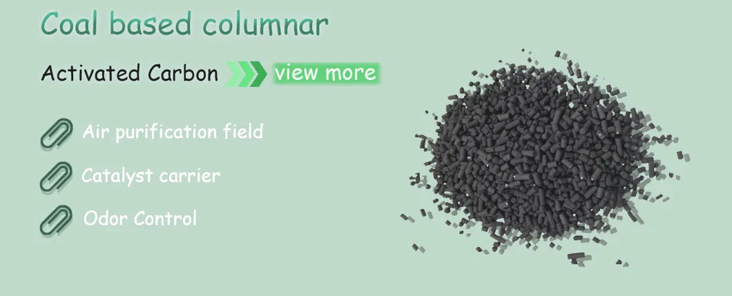 4 mm Available Particle Size Black Coal Columnar Activated Carbon Applied in The Field of Solvent Recovery
