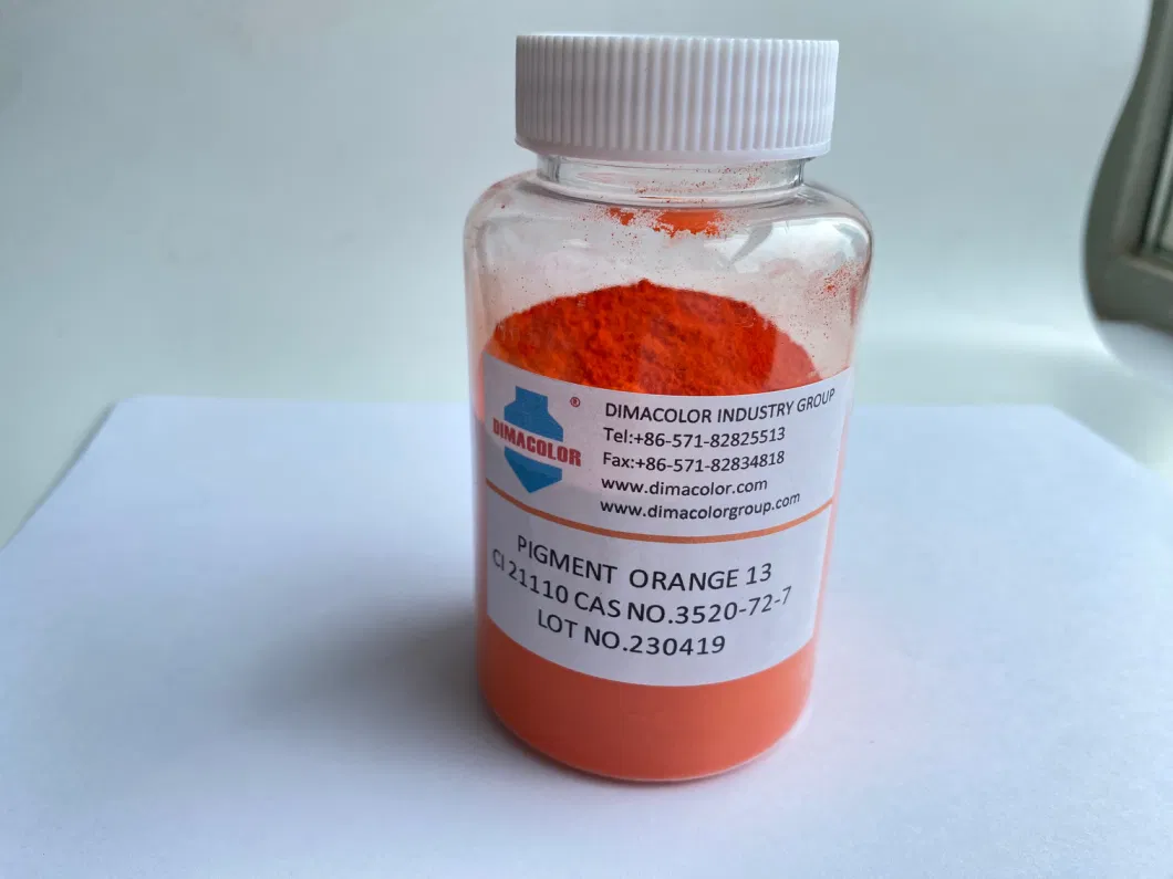 Organic Pigment Fast Orange G T 13 for Wb Sb Ink Plastic Textile Printing