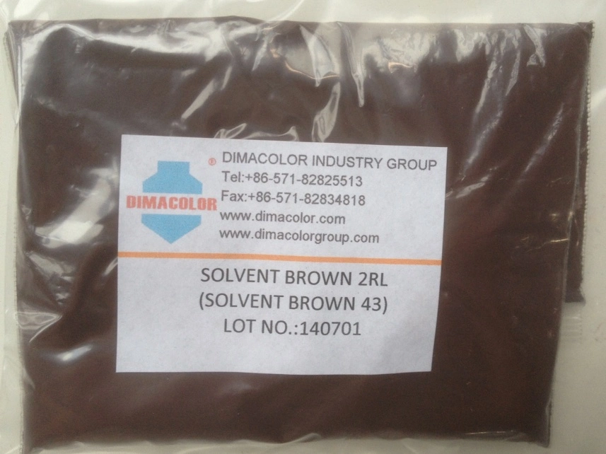 Solvent Brown 2rl Solvent Dyes Brown 43 for Wood Coating Ink Leather Aluminum Metal Foil