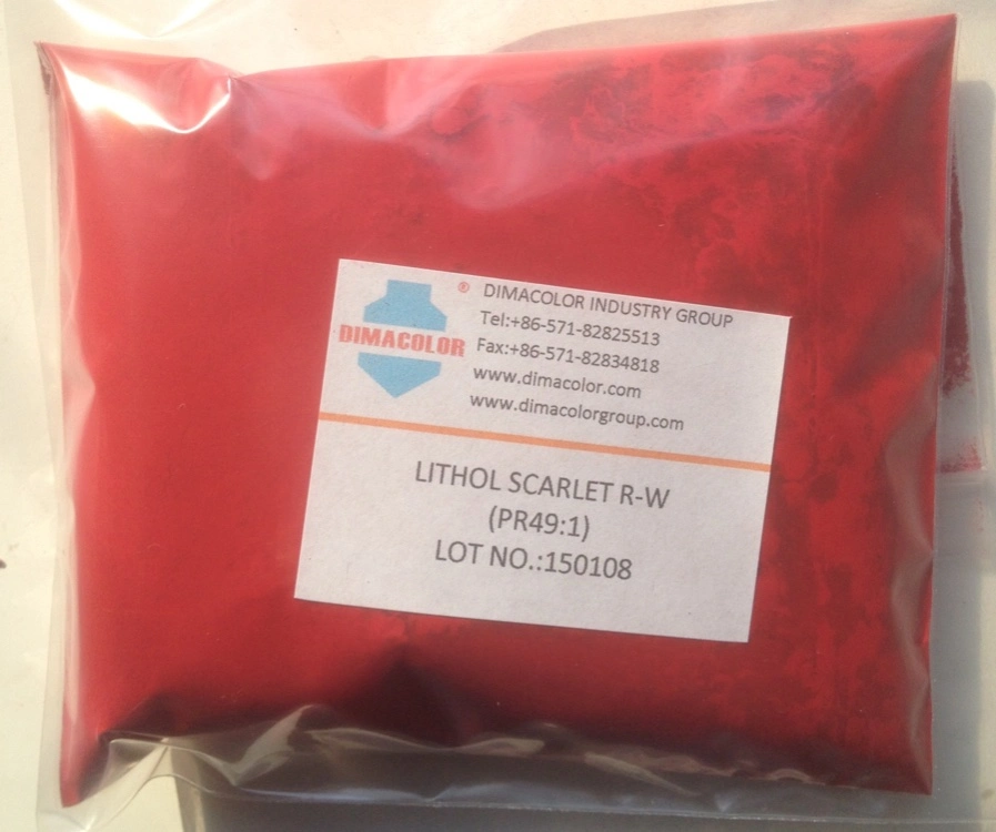 High Strength Lithol Scarlet R-W Pigment Red Pr49: 1 Water Base Ink