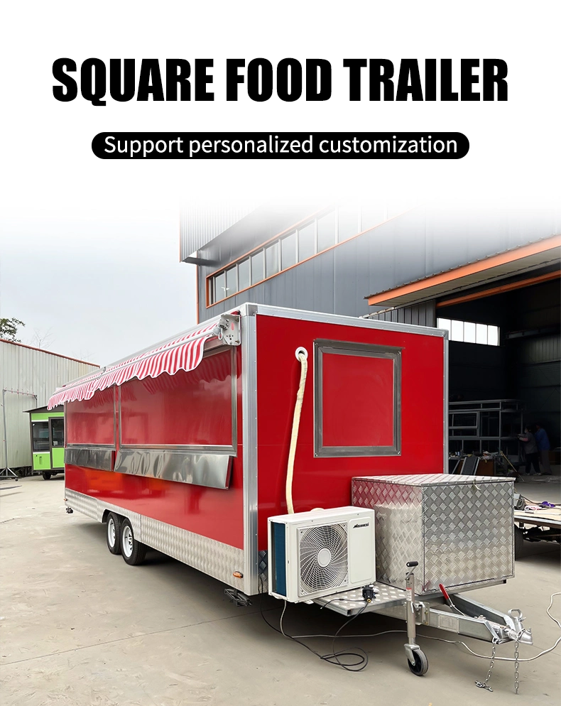 C 1208 Multifunctional Customizable Popular Street Food Trailer/Food Truck/Fast Food Van