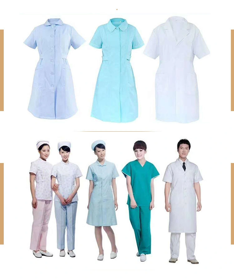 Vat Dyed Resistant to Chlorine Bleaching Medical Scrub Fabric for Hospital