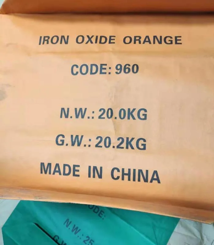 Multiple Colors Iron Oxide Red/Orange/Yellow/Purple/Green/ Blue Inorganic Pigments CAS 1332-37-2