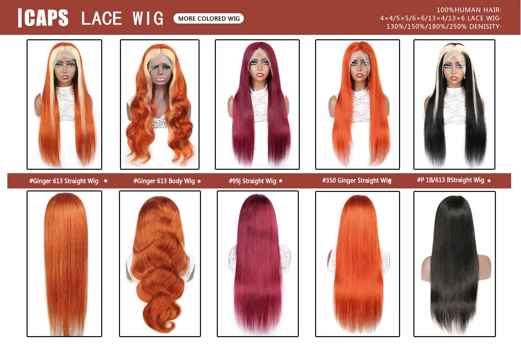 12A Kinky Straight Red 99j Bob 13*4 Frontal Lace Human Hair Wig