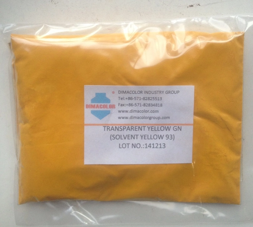 Transparent Yellow Gn Solvent Dyes Yellow 93 Plastic Oil Wax Dyes