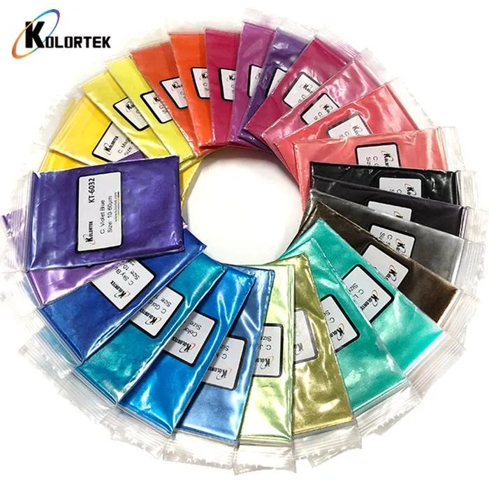 Kolortek Inorganic Pigment Mica Powder Pigment for Epoxy Resin, Lip Gloss, Soap, Paint