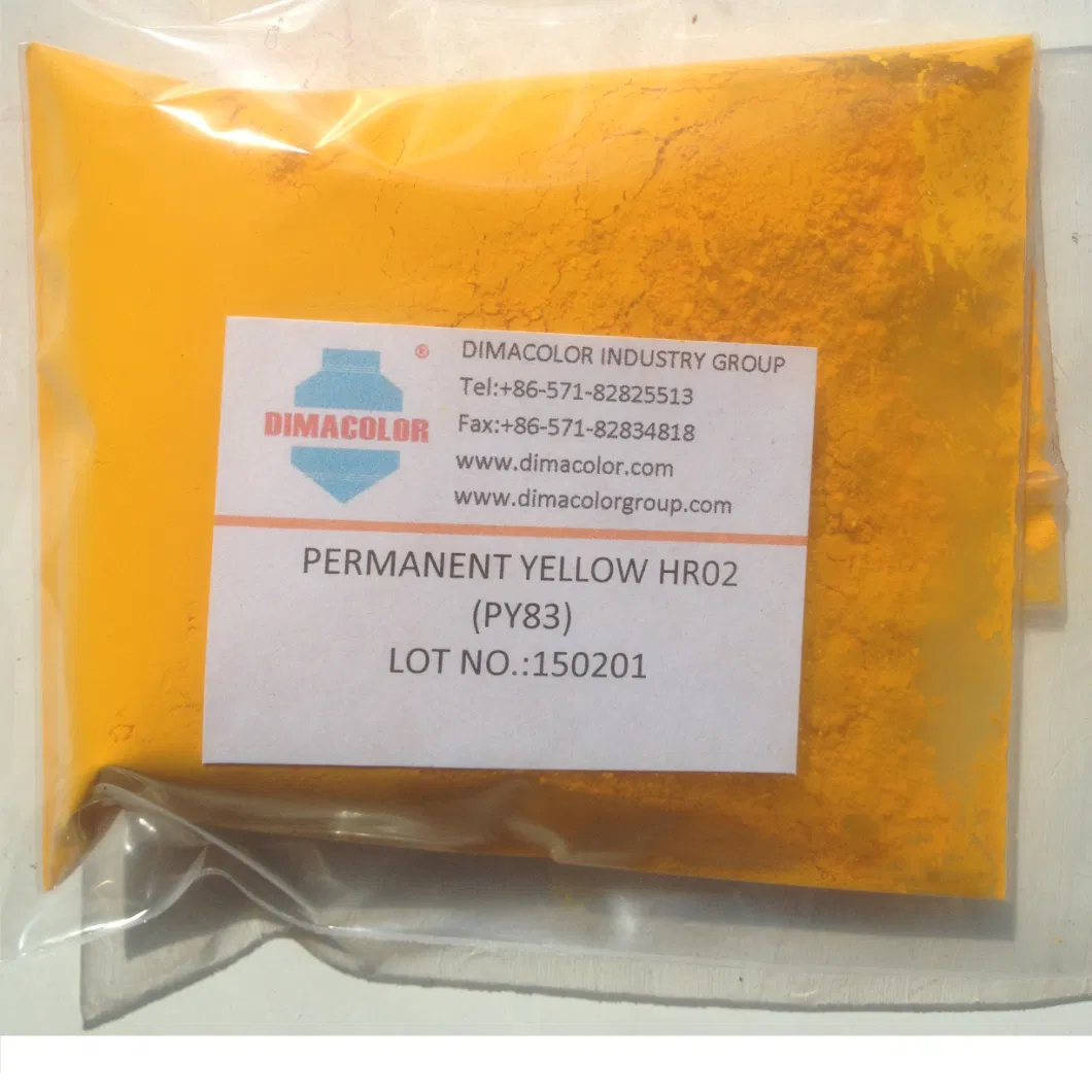 Plastic Pigment Permanent Yellow Hr02 Py83