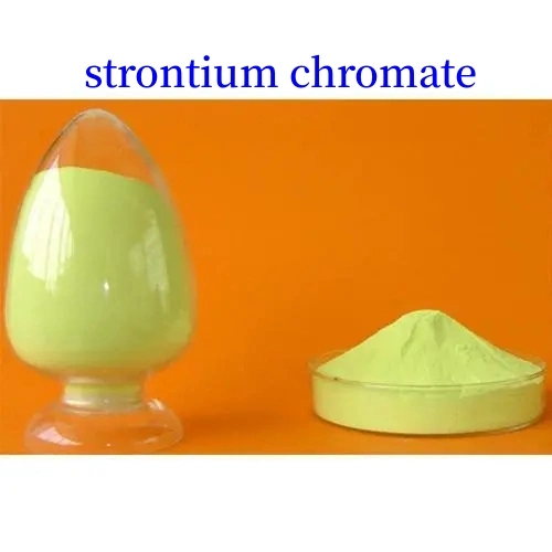 Strontium Chromate an Inorganic Compound Yellow Crystalline Powder Used as Yellow Pigment.