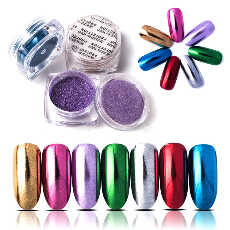Kolortek Magic Aluminum Pigment Chrome Mirror Powder for Nail Design