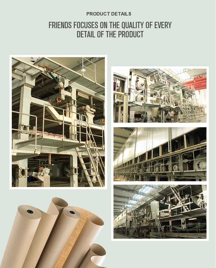 Waste Paper Recycling Machine Prices Brown Carton Kraft Paper Product Making Machinery Production Line