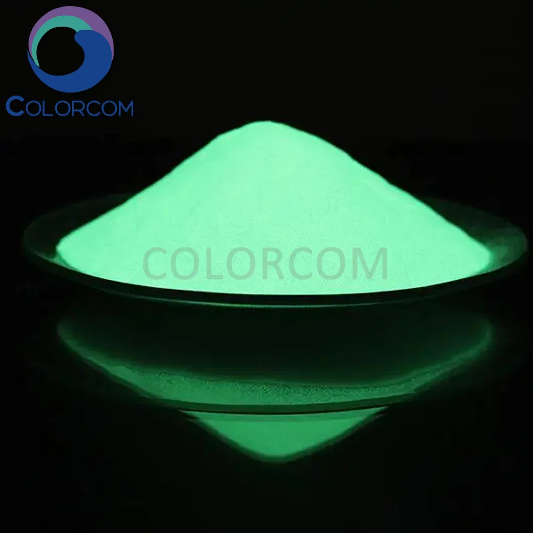 Glow in Dark Powder Blue-Green Photoluminescent Pigment for Textile Printing