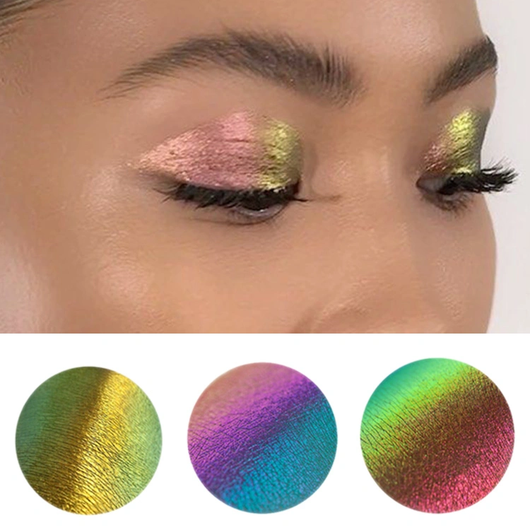 Wholesale Cosmetics Pigments Makeup Beauty Decoration Glitter Eyeshadow Private Label Cosmetics Brown Eye Shadow Chameleon Pigment