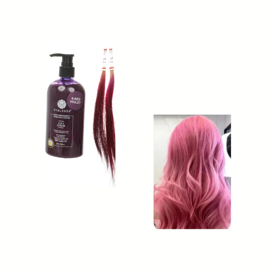 Best Hair Color Dye Conditioner for Professional Salon Permanent Purple/Brown/Blue/Red