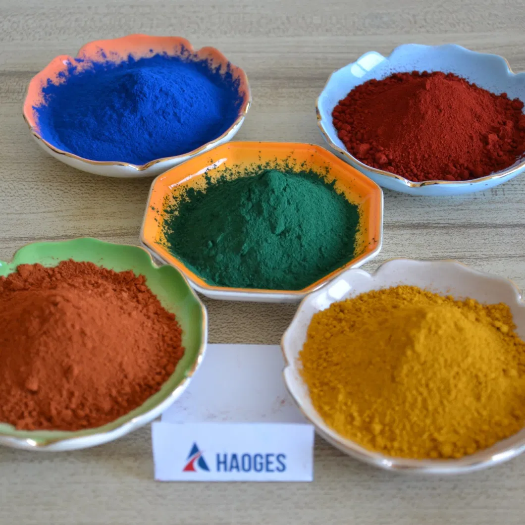 Iron Oxide Pigment Used for Fade-Resistant Dye for Plastics