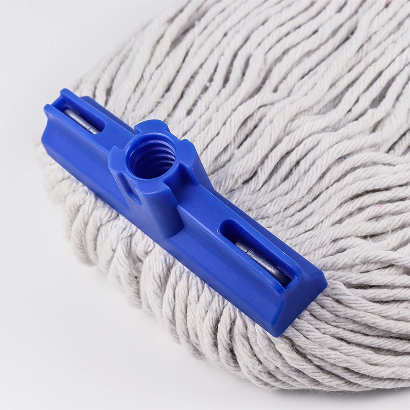 Good Quality Plastic Wooden Metal Handle Cotton Mop Head Floor Cleaning Mop Cotton Mop Refill