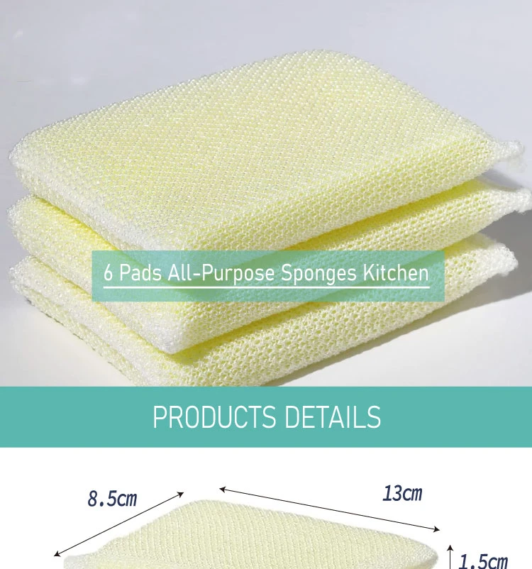 All-Purpose Sponges Kitchen Non Scratch Dish Sponge Dish Cloths Rags