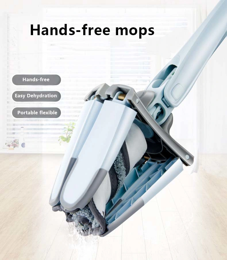 Esun Easy Clean Mop 360 Swivel X Twist Magic Microfiber Hand Free Flat Clean Mop