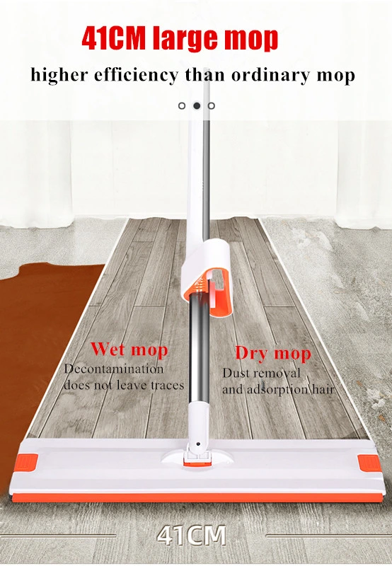 360 Spin Foldable Floor Cleaning Mop and Squeeze Microfiber Cotton Sponge Spray Magic Flat Floor Mop