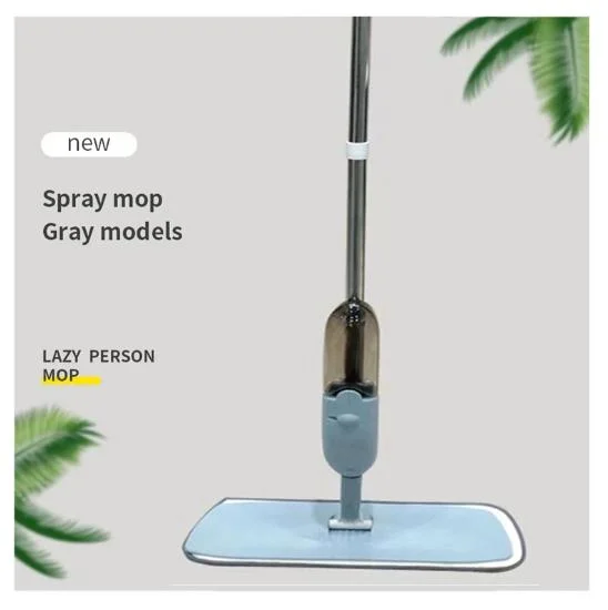 Microfiber Floor Flat Water Spin Spray Mop with Reusable Microfiber Pads