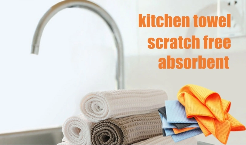 Reusable Lint-Free Household Cleaning Cloth Microfiber Towel for Home Kitchen Cleaning