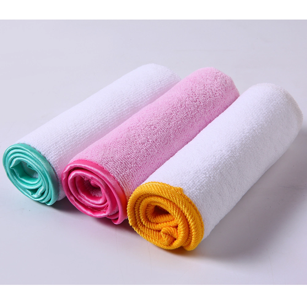 Multifunction Non Woven Kitchen Hand Towel Microfiber Cloth for Floor Cleaning Super Cleaning Microfiber Cloth Household Cleaning Mops with Embroidery Logo