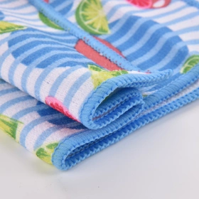 Hot Sale Cleaning Dust Wiping Printed Microfiber Cloth From China Factory