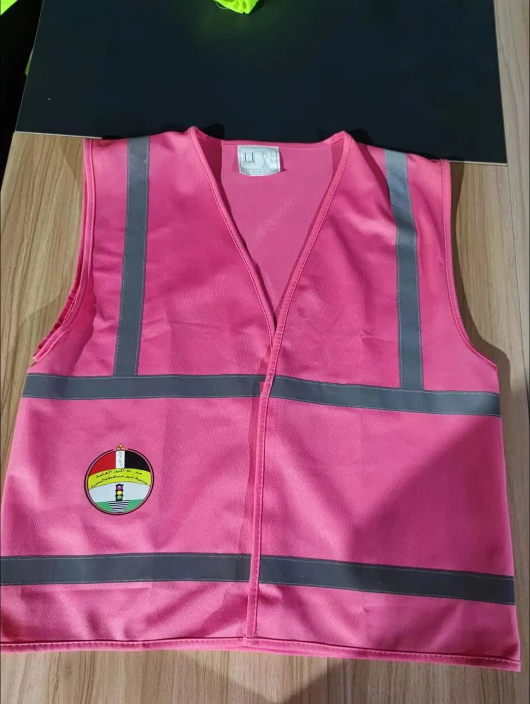 High Visible En471 120GSM Reflective 100% Polyester Safety Vest Hi Vis Clothing