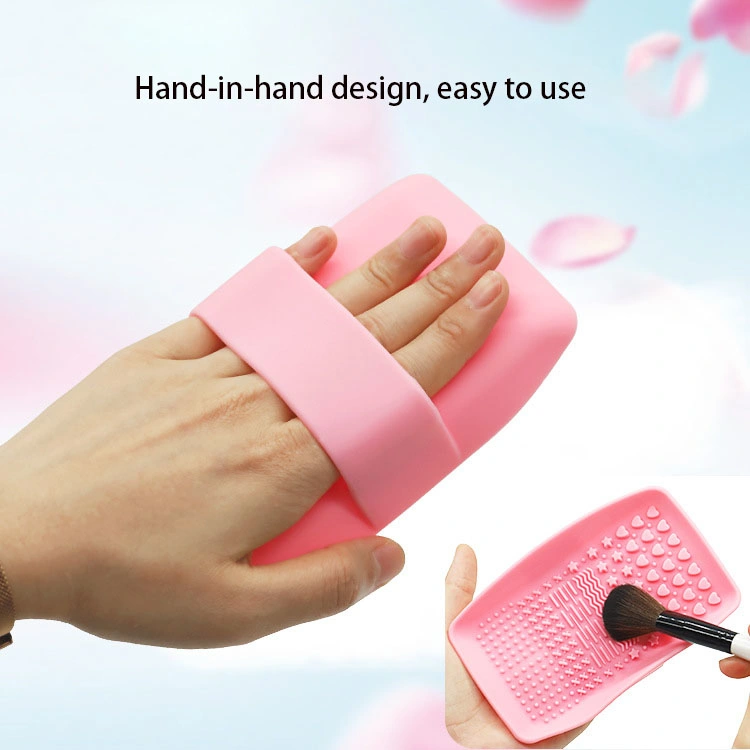 Hand Tool Foundation Silicone Makeup Washing Brush Cleaning Pad