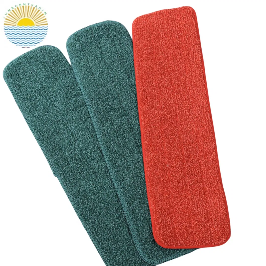 18&quot; 13&quot; 24&quot;Foam Microfiber Wet Mop Pad Economy Microfiber Standard Looped Pile Wet/Dry Pads