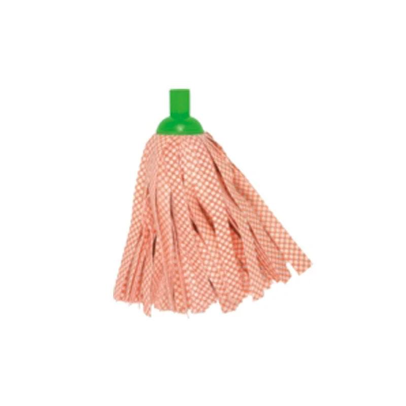 Plastic Screw Round Mop Replacement Non Woven Mop Head Cotton Head