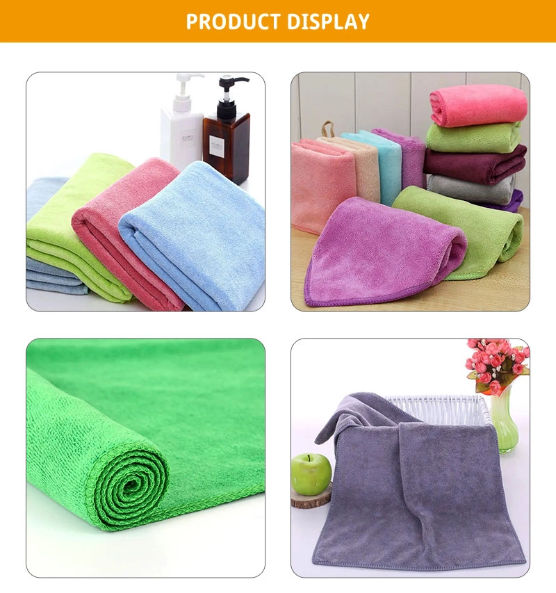 Wholesale Custom Kitchen Window Home Car Wash Towel Detailing Drying Dish Rag Micro Fiber Household Cleaning Cloths