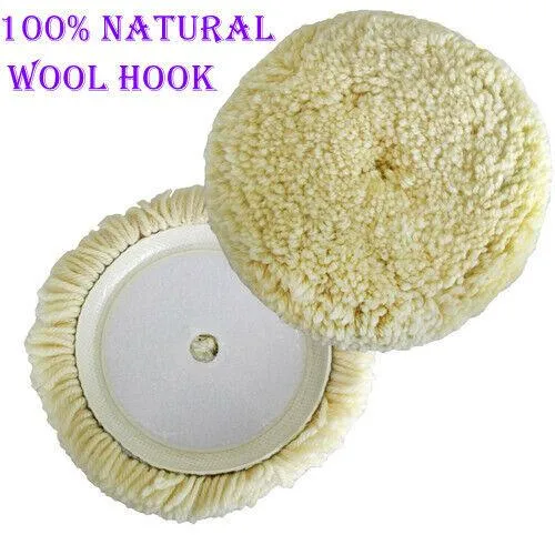 6 Inch Wool Buffing Pad Dual Action Car Polisher Pad Cleaner Car Polishing Pad