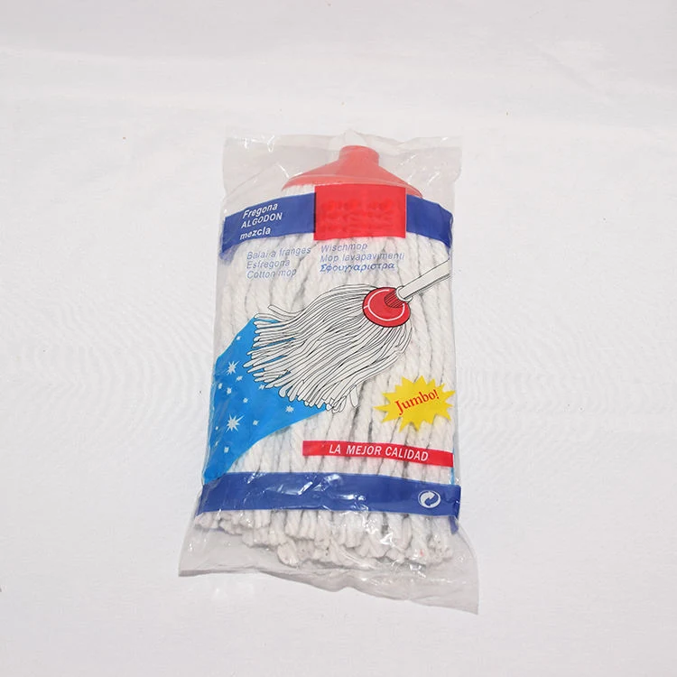 Custom Color Floor Cleaning Replacement Cotton Mop Head Refill